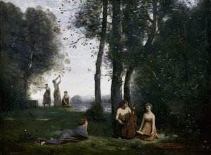 Il concerto campestre da Jean Baptiste Camille Corot