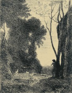 Le Petit Berger, 2em Planche da Jean Baptiste Camille Corot