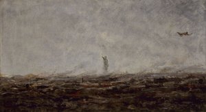 Il Sogno: Parigi incendiata, settembre 1870 da Jean Baptiste Camille Corot