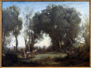 Mattinata, danza delle ninfe da Jean Baptiste Camille Corot