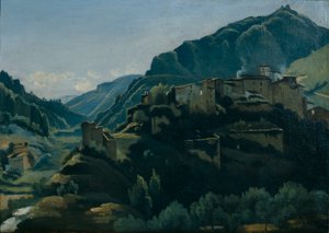 Villaggio meridionale da Jean Baptiste Camille Corot