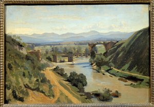Ponte di Narni vicino a Roma da Jean Baptiste Camille Corot