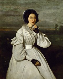 Ritratto di Claire Sennegon da Jean Baptiste Camille Corot