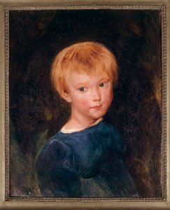 Ritratto di un ragazzo. Dipinto che raffigura un giovane con capelli rossi da Jean Baptiste Camille Corot