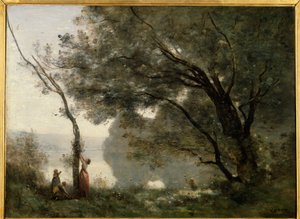 Ricordo di Mortefontaine da Jean Baptiste Camille Corot