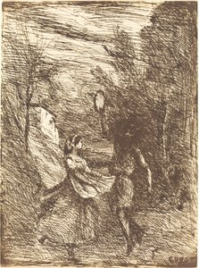 Saltarello da Jean Baptiste Camille Corot