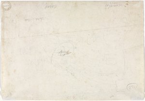 Schizzo per un paesaggio (verso)