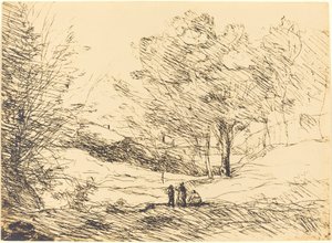 Ricordo del Lago Maggiore da Jean Baptiste Camille Corot