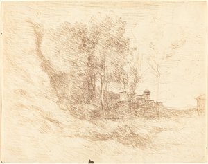 Ricordo di Ostia da Jean Baptiste Camille Corot