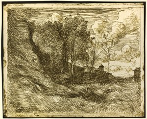 Ricordo di Ostia da Jean Baptiste Camille Corot