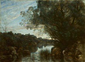 Souvenir dei Dintorni del Lago di Nemi, 1865 da Jean Baptiste Camille Corot