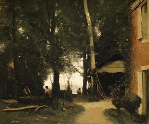 Le rive della Senna a Conflans, ca. 1865-70 da Jean Baptiste Camille Corot