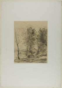 Il Campanile di St. Nicolas-lez-Arras da Jean Baptiste Camille Corot