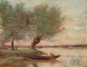 Il barcaiolo da Jean Baptiste Camille Corot