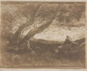 Il sognatore da Jean Baptiste Camille Corot