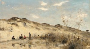 Le dune di Dunkerque da Jean Baptiste Camille Corot