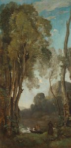 I quattro momenti della giornata (sera) da Jean Baptiste Camille Corot