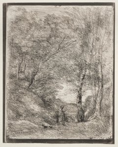 I giardini di Orazio, impressione originale 1855, stampato nel 1921