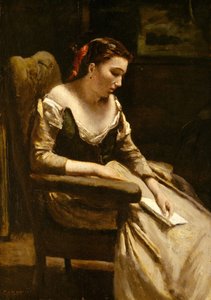 La Lettera da Jean Baptiste Camille Corot