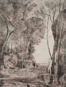 Il piccolo pastore, impressione originale 1855, stampato nel 1921
