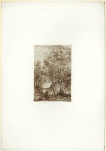 Il ritiro dei filosofi da Jean Baptiste Camille Corot