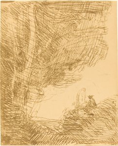 Il Poeta e la Sua Musa, 1871 da Jean Baptiste Camille Corot
