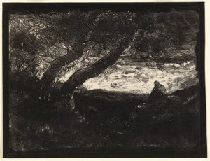 Il pensatore da Jean Baptiste Camille Corot