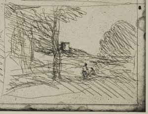 La Torre di Enrico VIII da Jean Baptiste Camille Corot