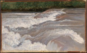 Il Velino sopra la cascata di Terni da Jean Baptiste Camille Corot