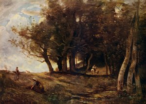 I raccoglitori di legna, c. 1843 da Jean Baptiste Camille Corot