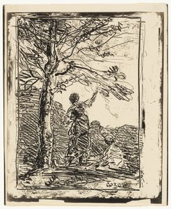 La Giovane Fanciulla e la Morte da Jean Baptiste Camille Corot