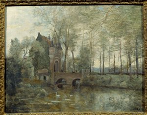 Il castello di Wagnouville da Jean Baptiste Camille Corot