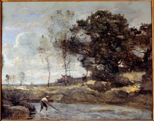 Il sollevamento della rete da Jean Baptiste Camille Corot