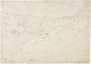 Veduta di Marino (recto)