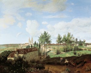 Veduta di Soissons da Jean Baptiste Camille Corot