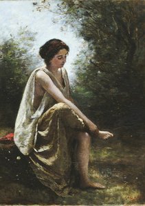 Euridice ferita da Jean Baptiste Camille Corot