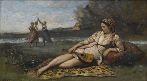 Giovani Donne di Sparta, 1868-1870 da Jean Baptiste Camille Corot