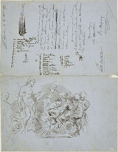 La predicazione di San Giovanni Battista da Jean Baptiste Carpeaux