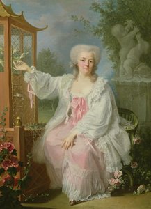 Ritratto di una Signora vicino a una Pagoda da Jean Baptiste Charpentier
