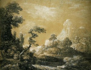Paesaggio classico da Jean Baptiste Claude Chatelain