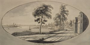 Il fiume Tamigi da Chelsea