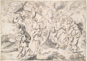 Distruzione di Sodoma da Jean Baptiste Corneille