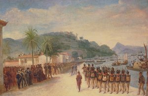 Imbarco a Praia Grande da Jean Baptiste Debret
