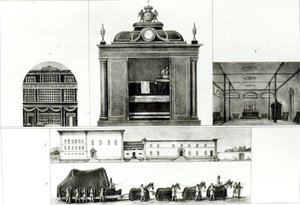 Processione funebre e monumento dell