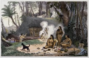 Indiani in Brasile da Jean Baptiste Debret