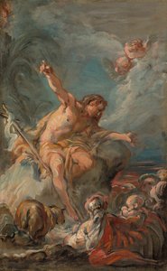 San Giovanni Battista che predica nel deserto, 175864 da Jean Baptiste Deshays
