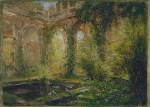 Rovine della Cour des Comptes: la sala delle feste, ca. 1875 da Jean Baptiste Edmond Allouard