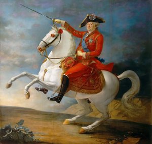 Ritratto Equestre del Re Luigi XVI