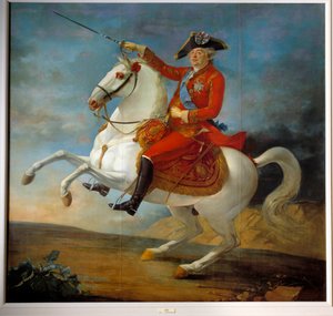 Ritratto equestre di Luigi XVI da Jean Baptiste Francois Carteaux