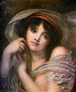 Una ragazza, fine XVIII secolo da Jean Baptiste Greuze